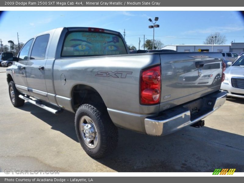 Mineral Gray Metallic / Medium Slate Gray 2009 Dodge Ram 2500 SXT Mega Cab 4x4