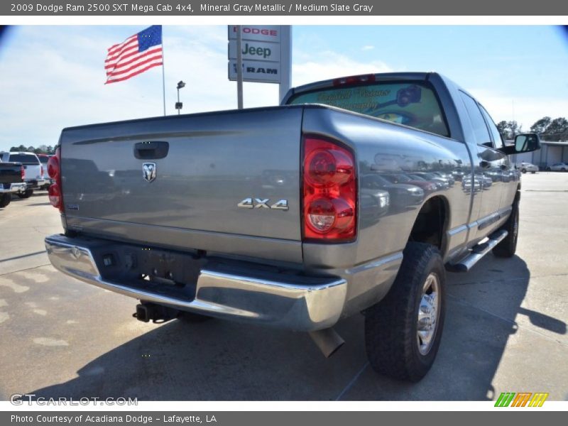Mineral Gray Metallic / Medium Slate Gray 2009 Dodge Ram 2500 SXT Mega Cab 4x4