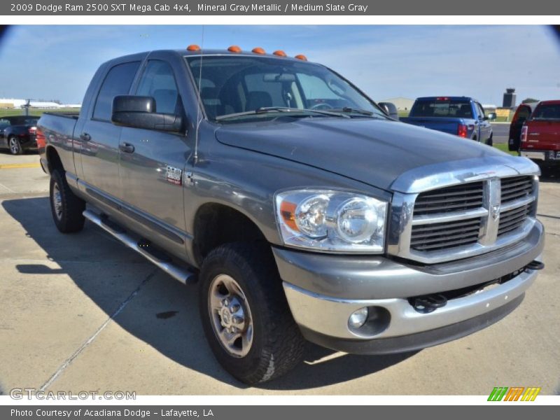 Mineral Gray Metallic / Medium Slate Gray 2009 Dodge Ram 2500 SXT Mega Cab 4x4