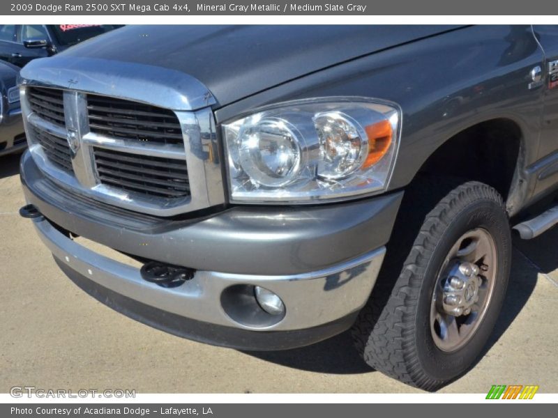 Mineral Gray Metallic / Medium Slate Gray 2009 Dodge Ram 2500 SXT Mega Cab 4x4