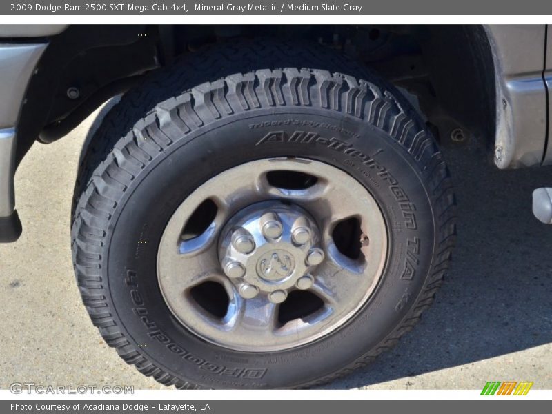 Mineral Gray Metallic / Medium Slate Gray 2009 Dodge Ram 2500 SXT Mega Cab 4x4