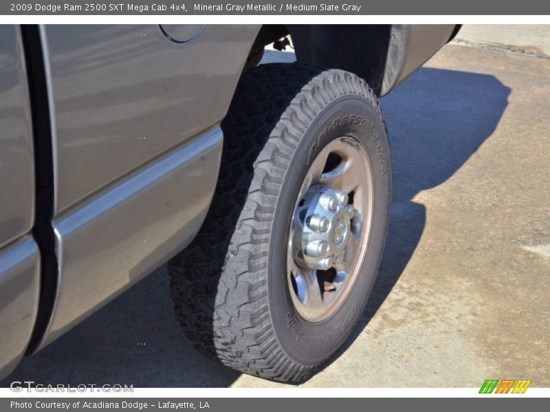 Mineral Gray Metallic / Medium Slate Gray 2009 Dodge Ram 2500 SXT Mega Cab 4x4