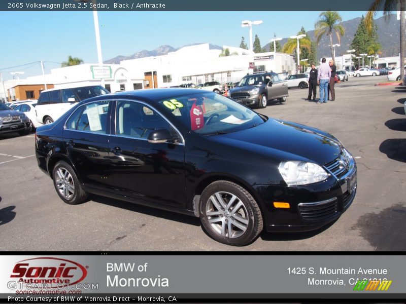 Black / Anthracite 2005 Volkswagen Jetta 2.5 Sedan