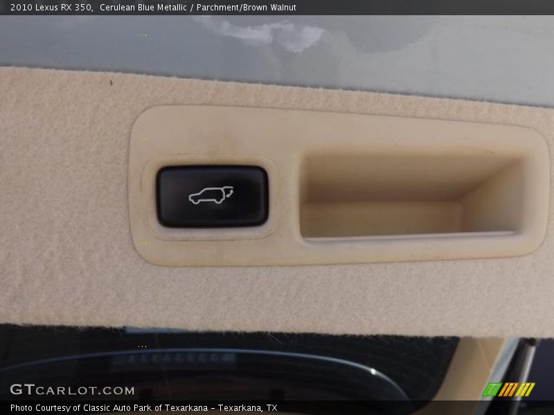 Cerulean Blue Metallic / Parchment/Brown Walnut 2010 Lexus RX 350