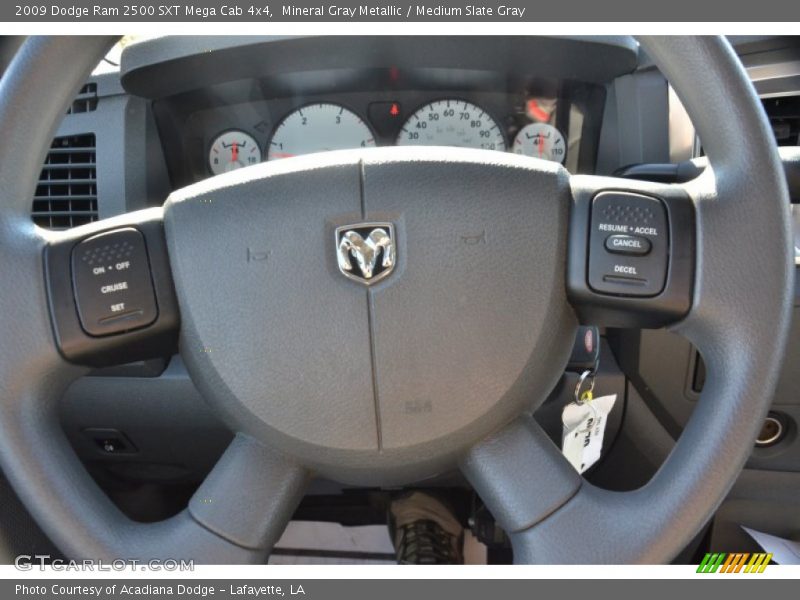 Mineral Gray Metallic / Medium Slate Gray 2009 Dodge Ram 2500 SXT Mega Cab 4x4