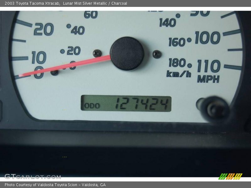 Lunar Mist Silver Metallic / Charcoal 2003 Toyota Tacoma Xtracab