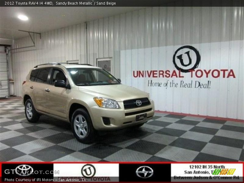 Sandy Beach Metallic / Sand Beige 2012 Toyota RAV4 I4 4WD