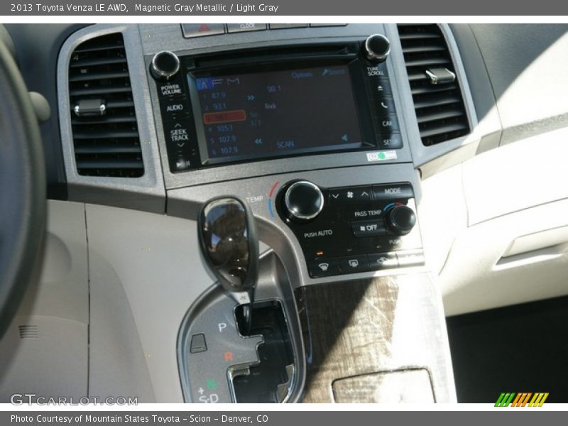 Magnetic Gray Metallic / Light Gray 2013 Toyota Venza LE AWD