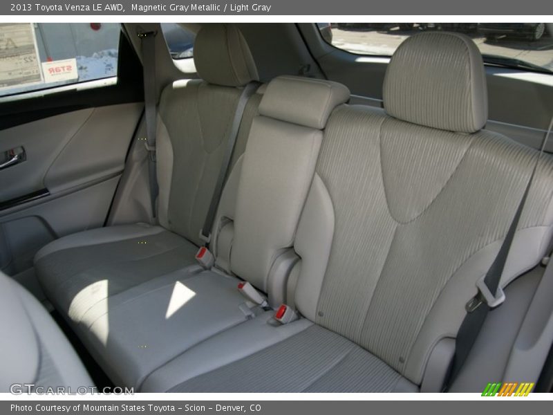 Magnetic Gray Metallic / Light Gray 2013 Toyota Venza LE AWD