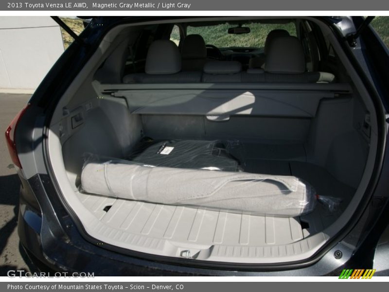 Magnetic Gray Metallic / Light Gray 2013 Toyota Venza LE AWD