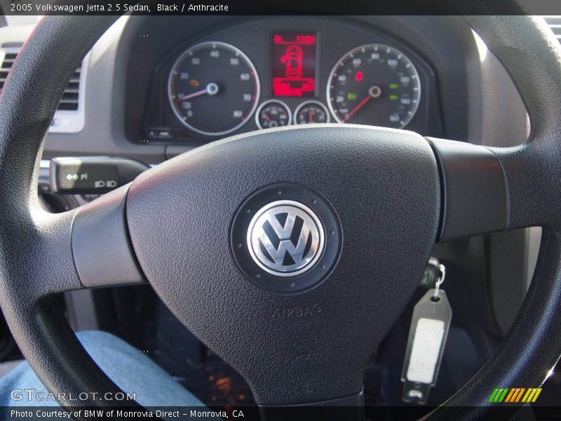 Black / Anthracite 2005 Volkswagen Jetta 2.5 Sedan