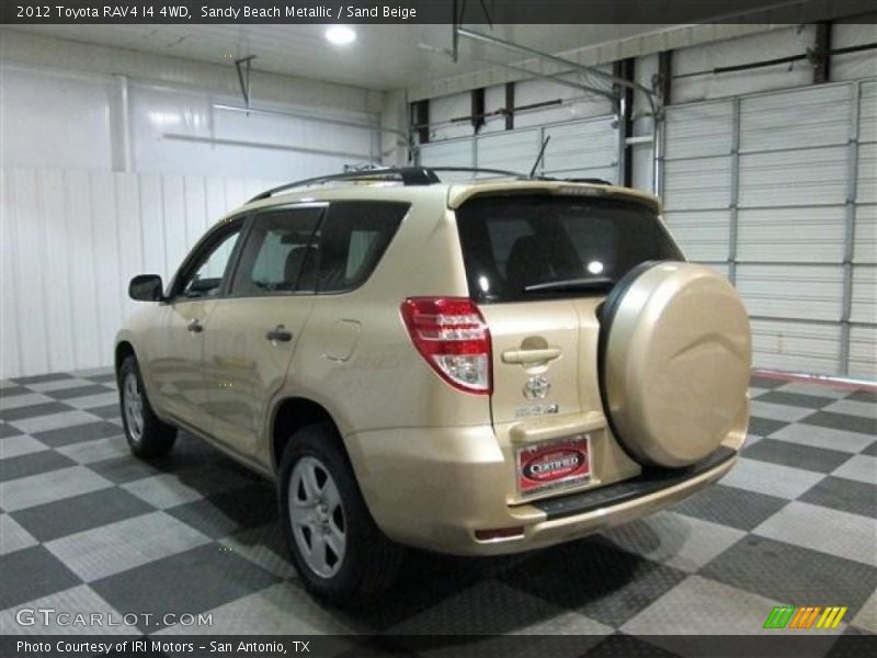 Sandy Beach Metallic / Sand Beige 2012 Toyota RAV4 I4 4WD