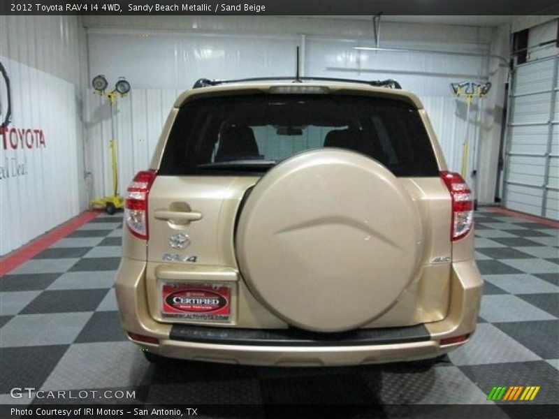 Sandy Beach Metallic / Sand Beige 2012 Toyota RAV4 I4 4WD