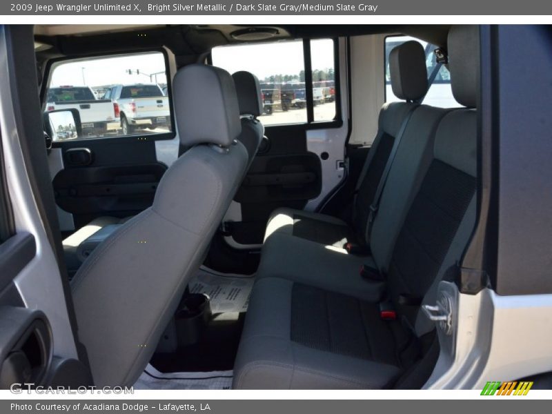 Bright Silver Metallic / Dark Slate Gray/Medium Slate Gray 2009 Jeep Wrangler Unlimited X