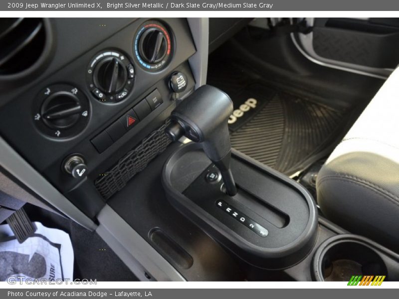 Bright Silver Metallic / Dark Slate Gray/Medium Slate Gray 2009 Jeep Wrangler Unlimited X