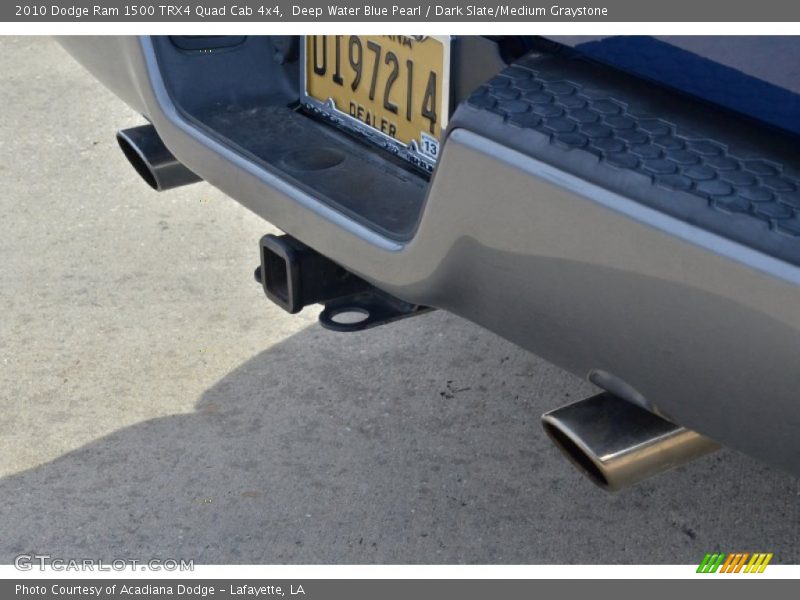 Deep Water Blue Pearl / Dark Slate/Medium Graystone 2010 Dodge Ram 1500 TRX4 Quad Cab 4x4