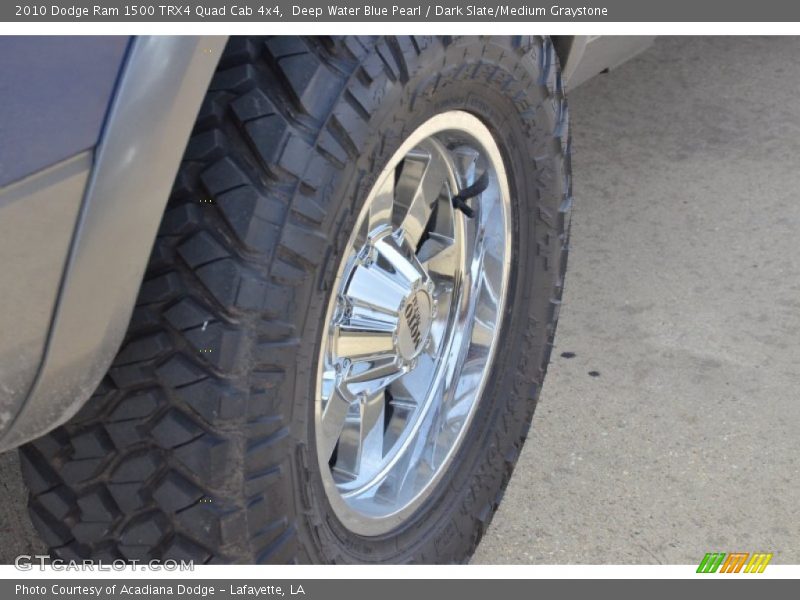 Deep Water Blue Pearl / Dark Slate/Medium Graystone 2010 Dodge Ram 1500 TRX4 Quad Cab 4x4