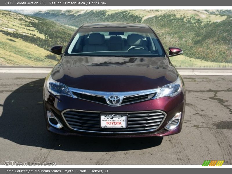 Sizzling Crimson Mica / Light Gray 2013 Toyota Avalon XLE