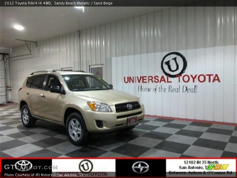 Sandy Beach Metallic / Sand Beige 2012 Toyota RAV4 I4 4WD