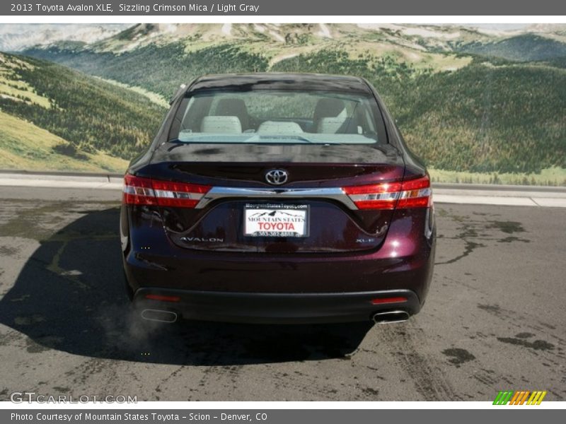 Sizzling Crimson Mica / Light Gray 2013 Toyota Avalon XLE