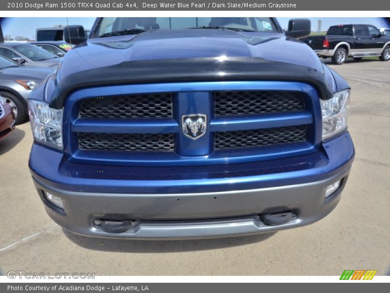 Deep Water Blue Pearl / Dark Slate/Medium Graystone 2010 Dodge Ram 1500 TRX4 Quad Cab 4x4