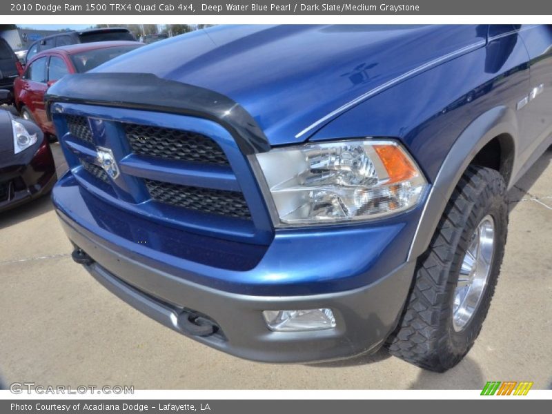 Deep Water Blue Pearl / Dark Slate/Medium Graystone 2010 Dodge Ram 1500 TRX4 Quad Cab 4x4