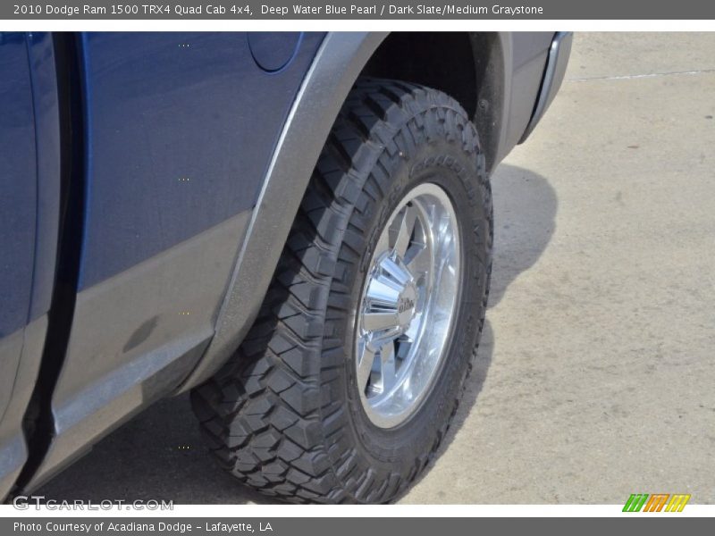 Deep Water Blue Pearl / Dark Slate/Medium Graystone 2010 Dodge Ram 1500 TRX4 Quad Cab 4x4