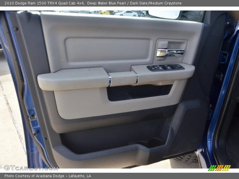 Deep Water Blue Pearl / Dark Slate/Medium Graystone 2010 Dodge Ram 1500 TRX4 Quad Cab 4x4