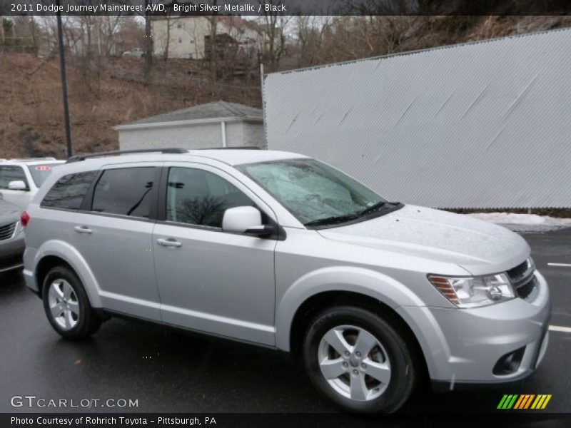 Bright Silver Metallic / Black 2011 Dodge Journey Mainstreet AWD