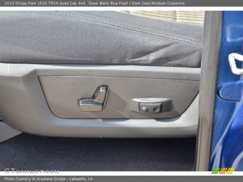 Deep Water Blue Pearl / Dark Slate/Medium Graystone 2010 Dodge Ram 1500 TRX4 Quad Cab 4x4