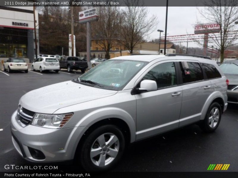 Bright Silver Metallic / Black 2011 Dodge Journey Mainstreet AWD