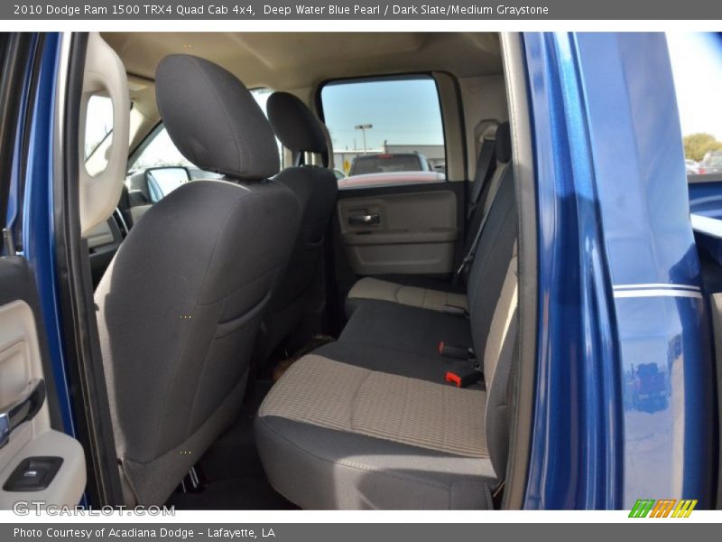 Deep Water Blue Pearl / Dark Slate/Medium Graystone 2010 Dodge Ram 1500 TRX4 Quad Cab 4x4