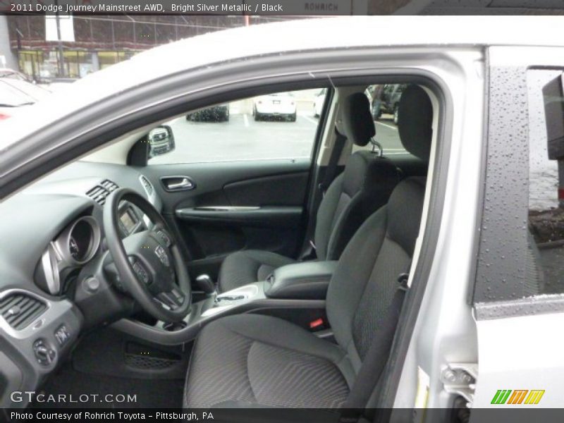 Bright Silver Metallic / Black 2011 Dodge Journey Mainstreet AWD
