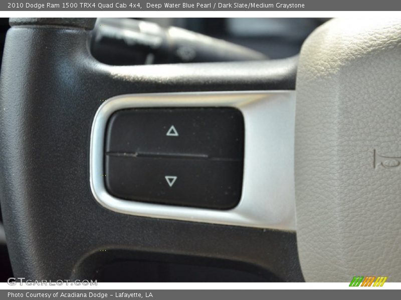 Deep Water Blue Pearl / Dark Slate/Medium Graystone 2010 Dodge Ram 1500 TRX4 Quad Cab 4x4