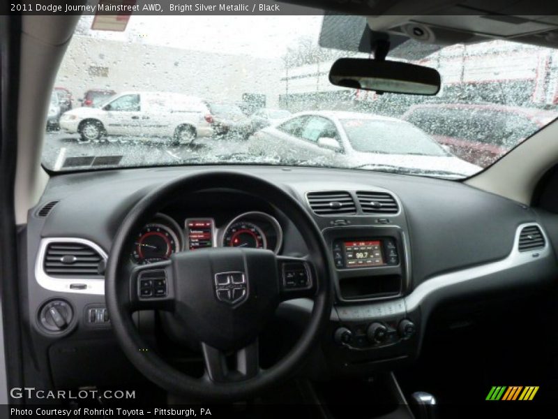 Bright Silver Metallic / Black 2011 Dodge Journey Mainstreet AWD