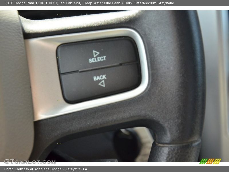 Deep Water Blue Pearl / Dark Slate/Medium Graystone 2010 Dodge Ram 1500 TRX4 Quad Cab 4x4