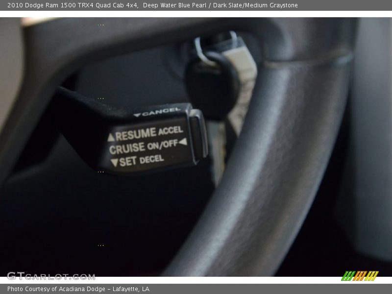 Deep Water Blue Pearl / Dark Slate/Medium Graystone 2010 Dodge Ram 1500 TRX4 Quad Cab 4x4