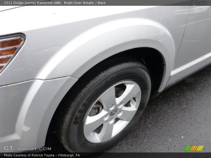 Bright Silver Metallic / Black 2011 Dodge Journey Mainstreet AWD