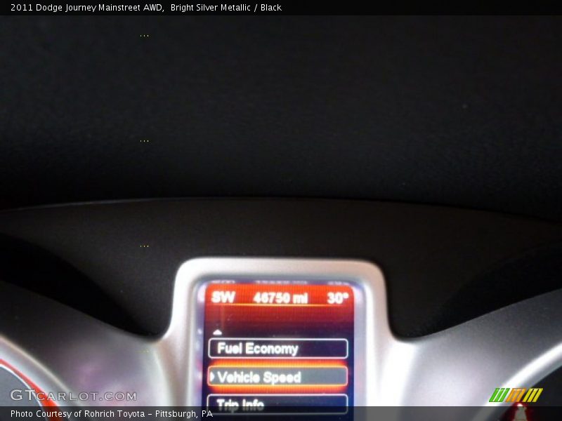Bright Silver Metallic / Black 2011 Dodge Journey Mainstreet AWD