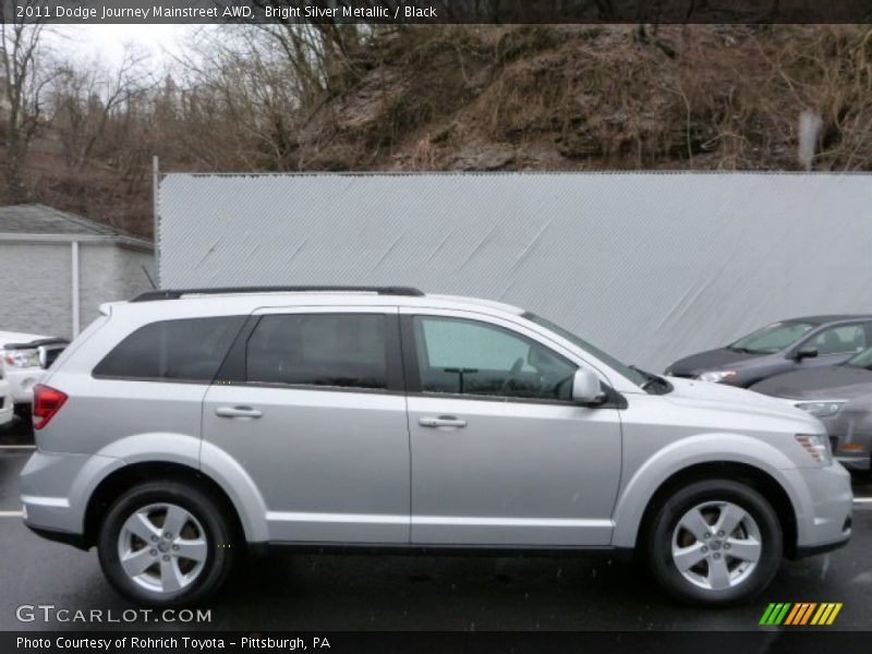 Bright Silver Metallic / Black 2011 Dodge Journey Mainstreet AWD