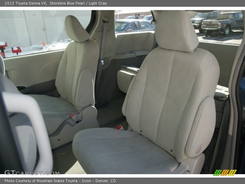 Shoreline Blue Pearl / Light Gray 2013 Toyota Sienna V6