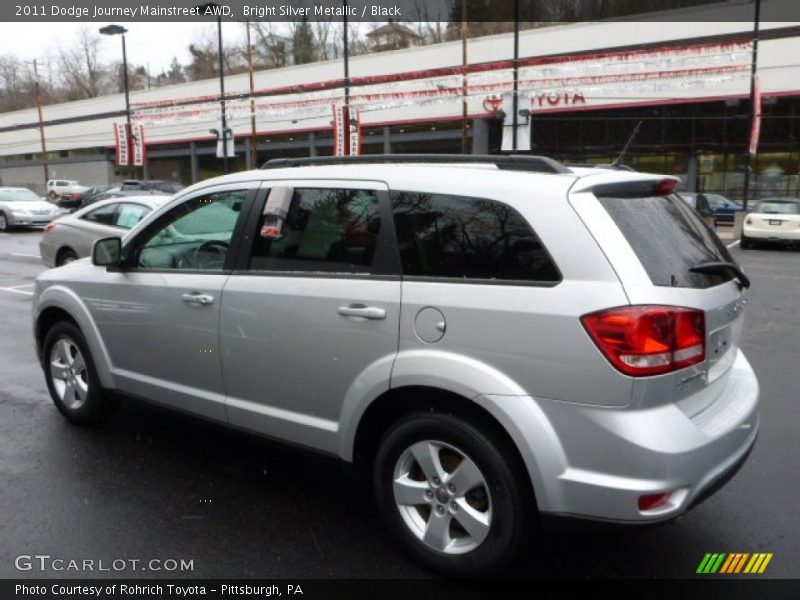 Bright Silver Metallic / Black 2011 Dodge Journey Mainstreet AWD