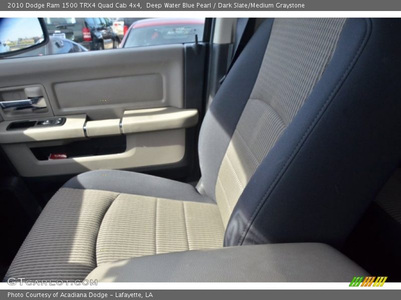 Deep Water Blue Pearl / Dark Slate/Medium Graystone 2010 Dodge Ram 1500 TRX4 Quad Cab 4x4
