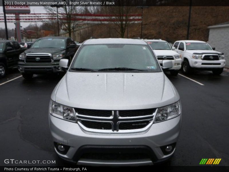 Bright Silver Metallic / Black 2011 Dodge Journey Mainstreet AWD