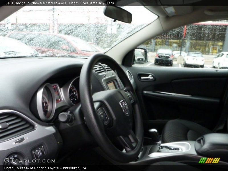Bright Silver Metallic / Black 2011 Dodge Journey Mainstreet AWD