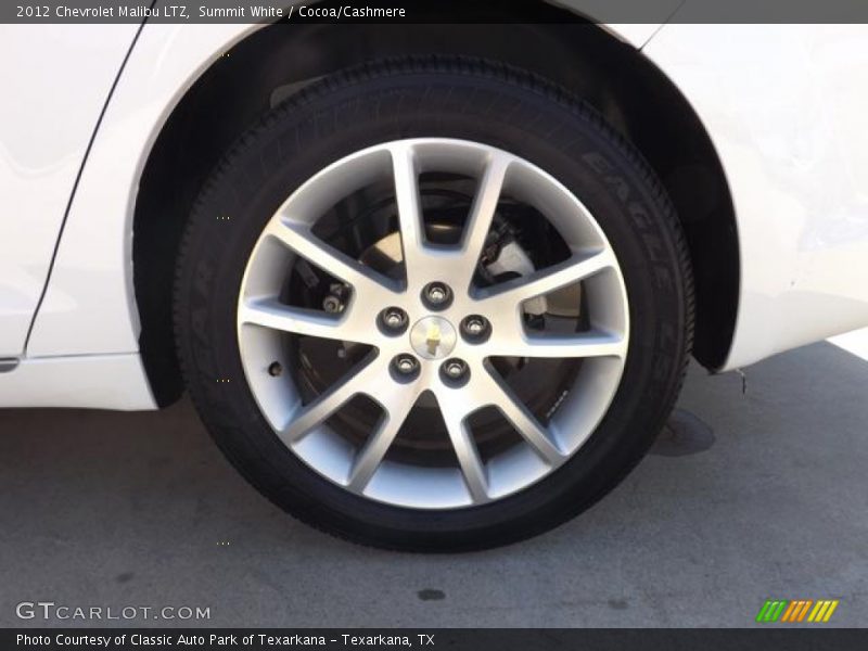 Summit White / Cocoa/Cashmere 2012 Chevrolet Malibu LTZ