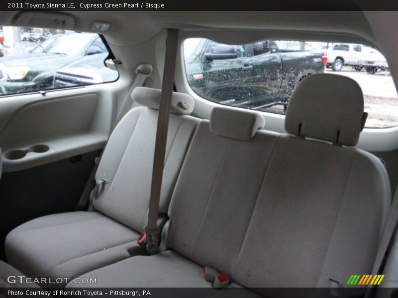 Cypress Green Pearl / Bisque 2011 Toyota Sienna LE