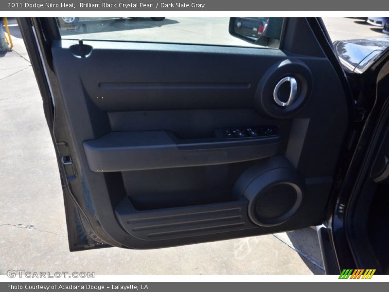 Brilliant Black Crystal Pearl / Dark Slate Gray 2011 Dodge Nitro Heat