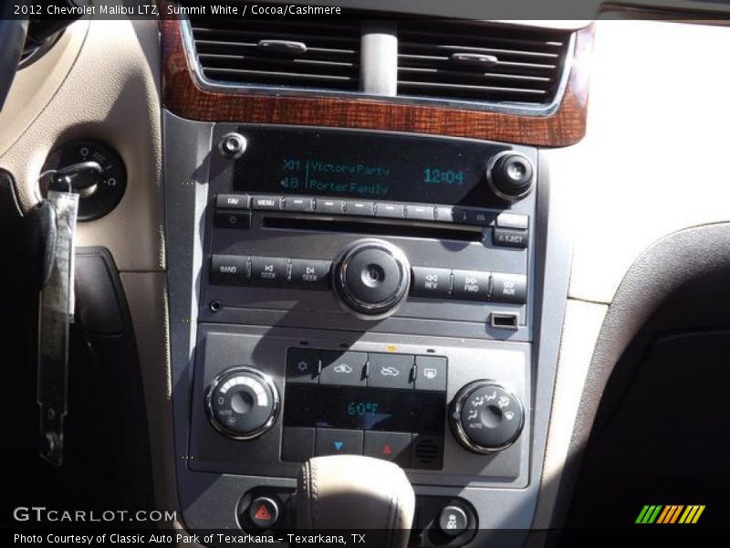 Summit White / Cocoa/Cashmere 2012 Chevrolet Malibu LTZ