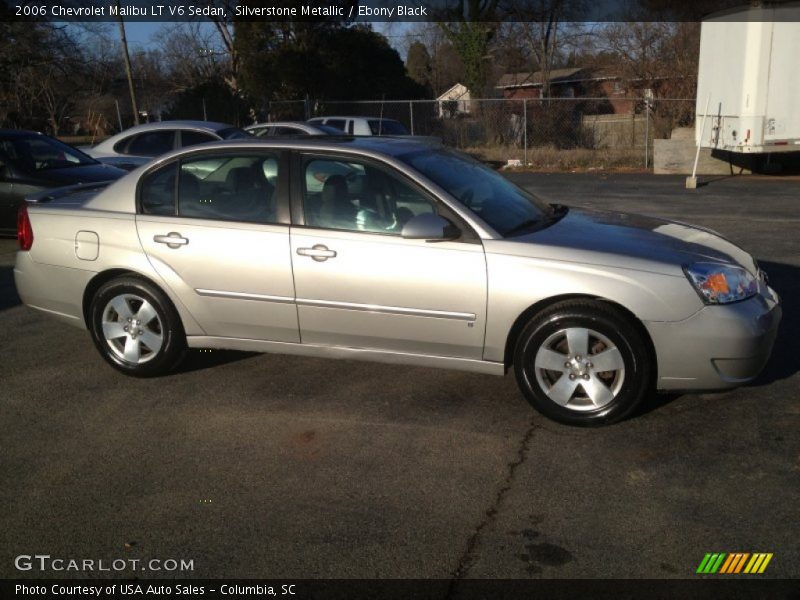 Silverstone Metallic / Ebony Black 2006 Chevrolet Malibu LT V6 Sedan